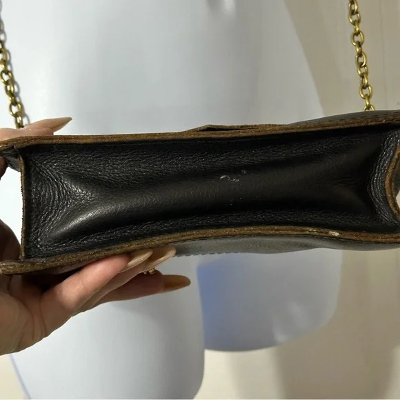 Madewell dark brown leather crossbody